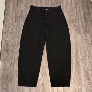 H&M barrel leg jeans